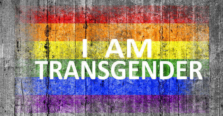 I Am Transgender Flag