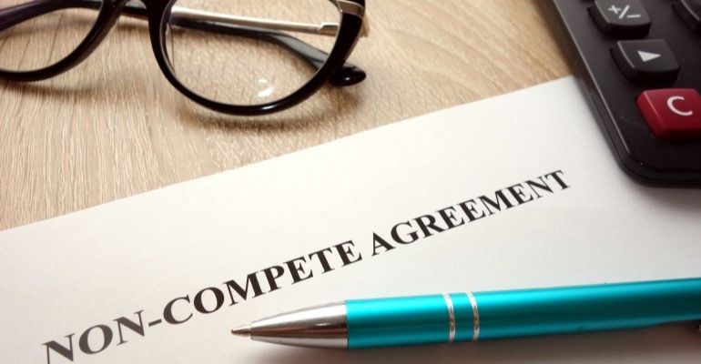 paper explaining violating non-compete agreements