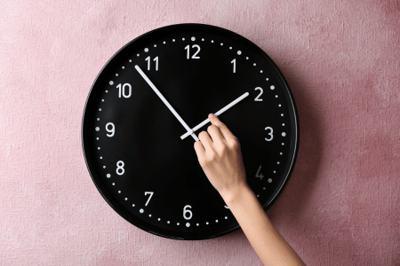 Employer changing hours on a clock