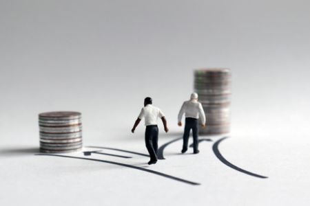 career pay gap between workers with similar roles.