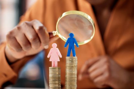 examining the gender pay gap between coworkers.