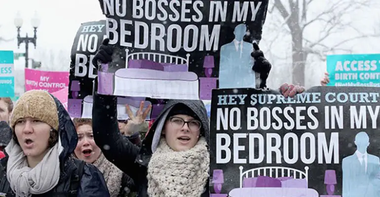 protesters fighting against religious discrimination laws