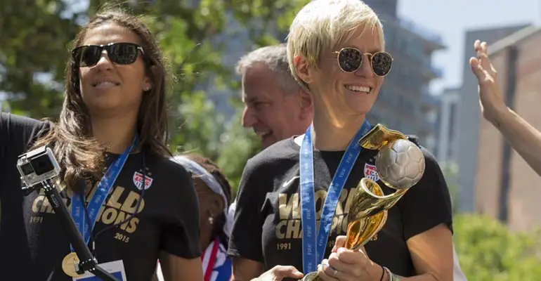 USWNT TEAM MEMBERS FILE WAGE-DISCRIMINATION SUIT AGAINST USSF